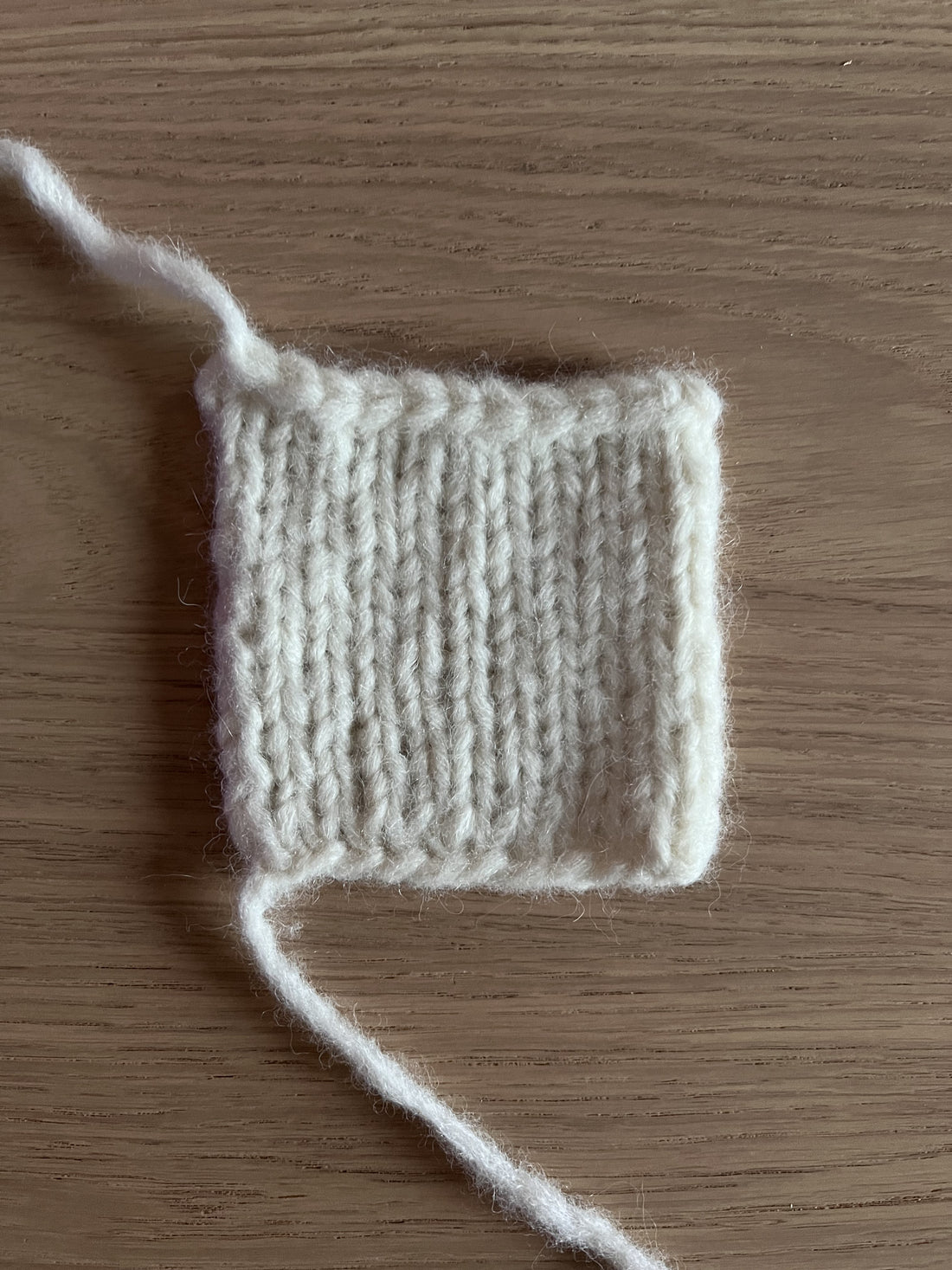 How to knit a gauge swatch
