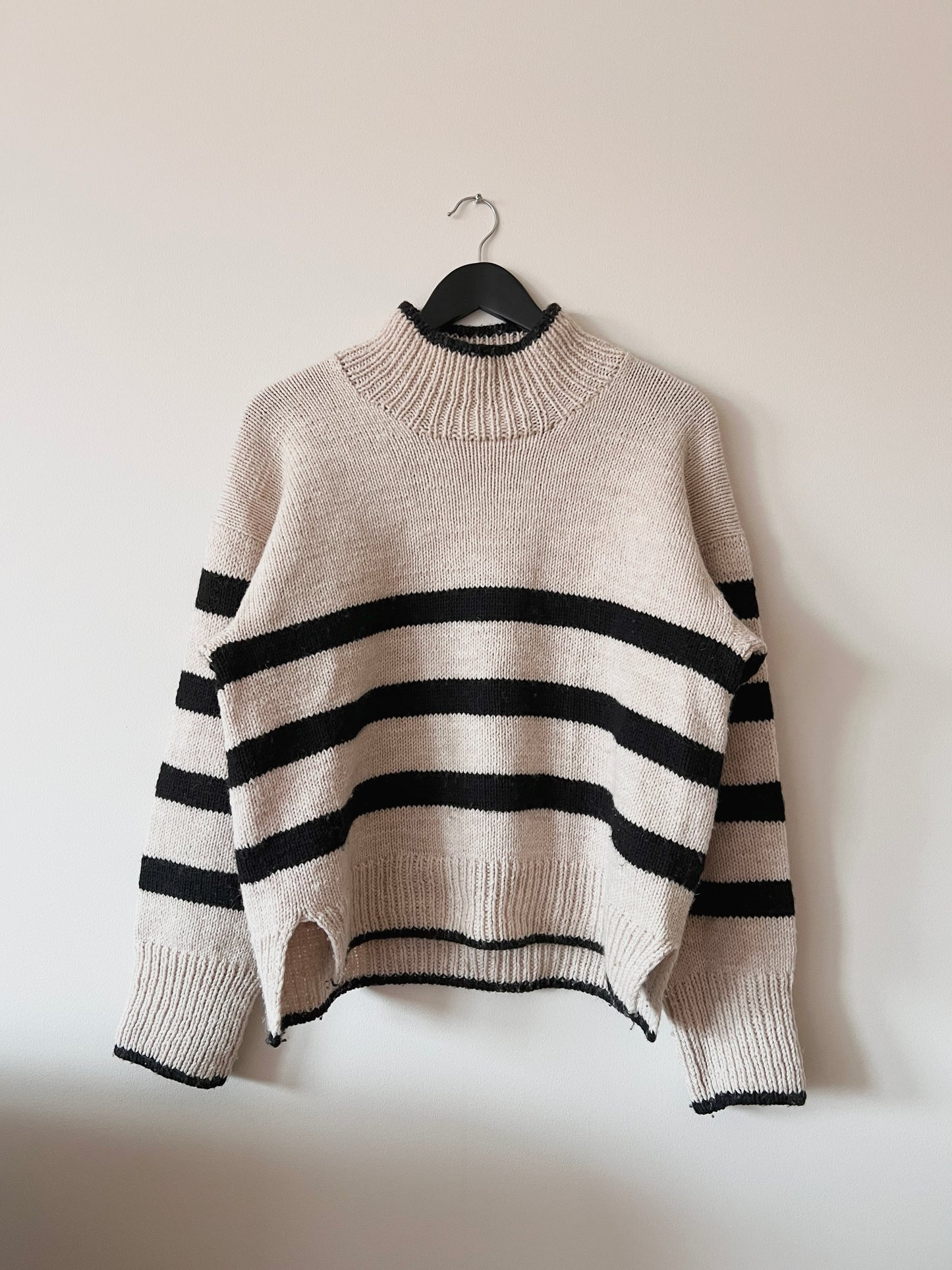Sweater with stripes