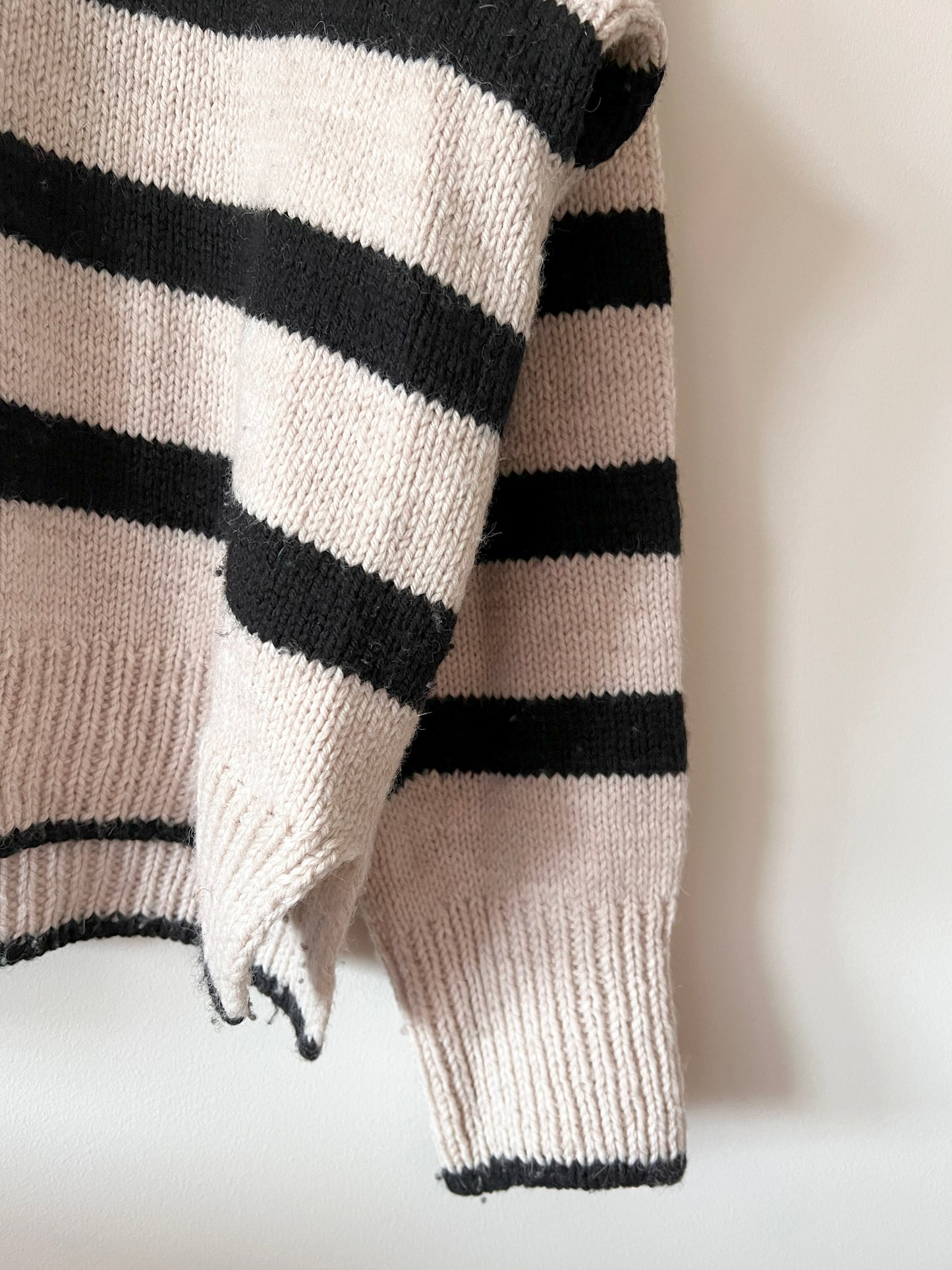 Sweater with stripes