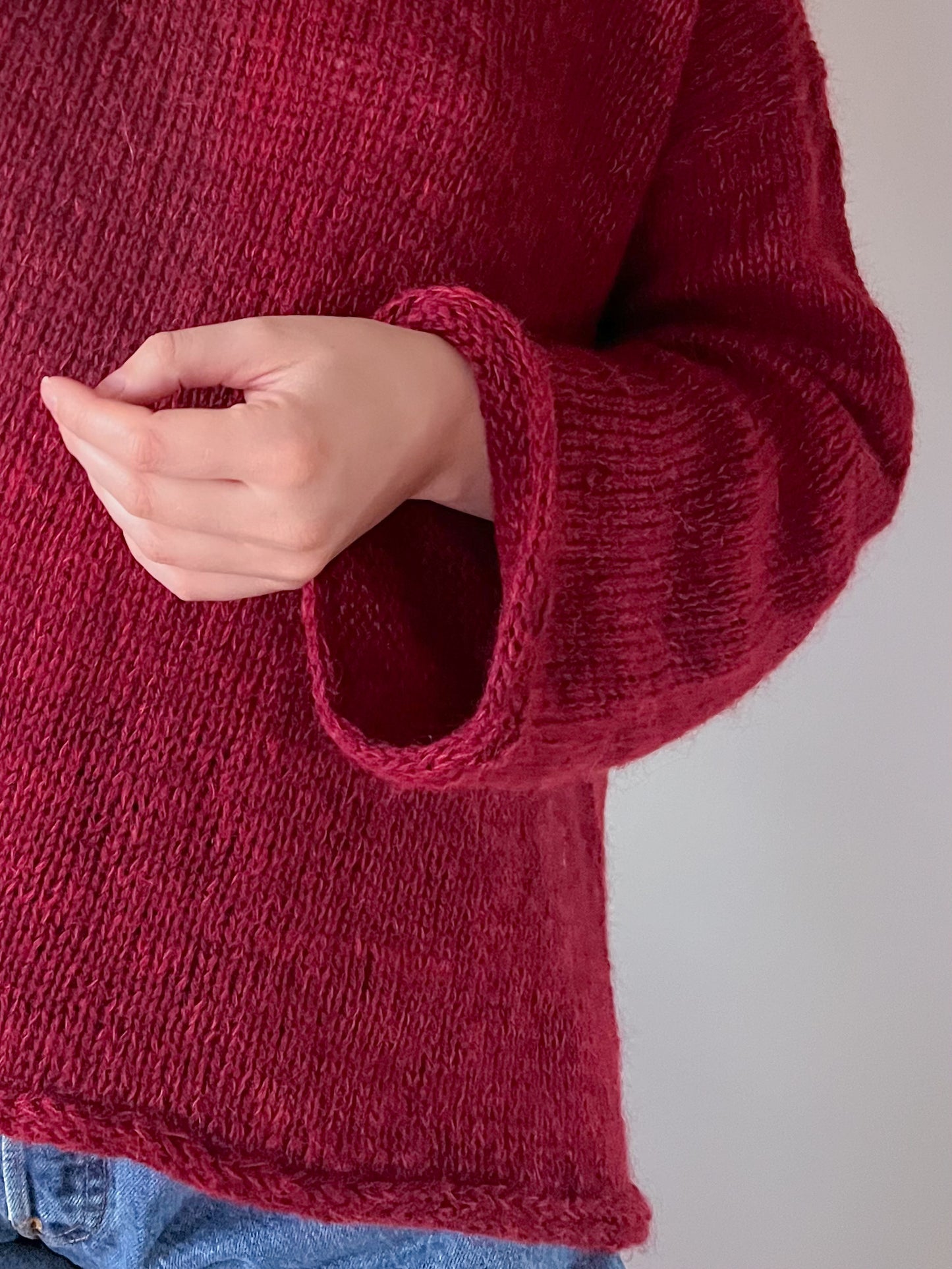 Pomegranate sweater