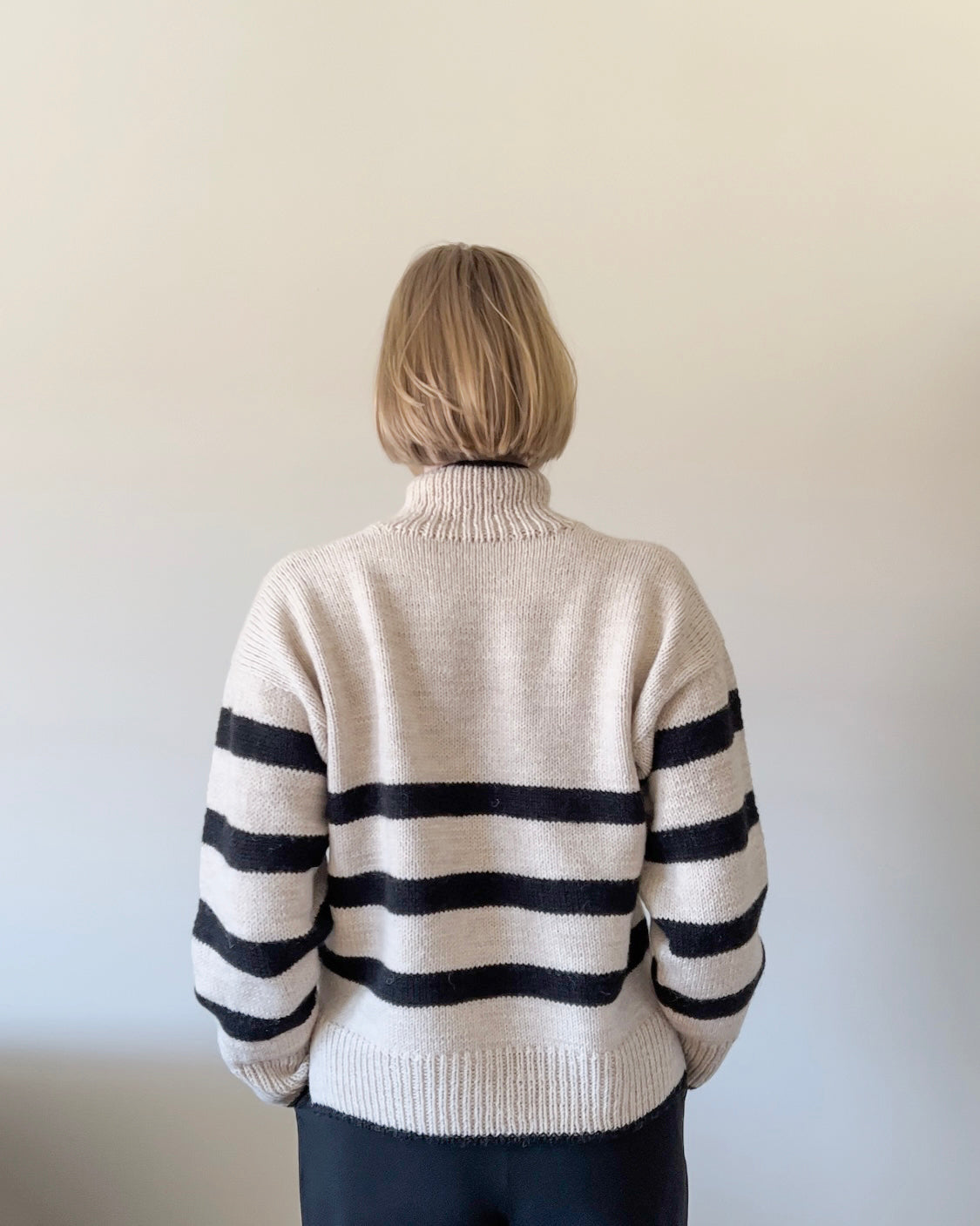 Sweater with stripes