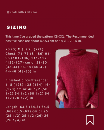 Pomegranate sweater