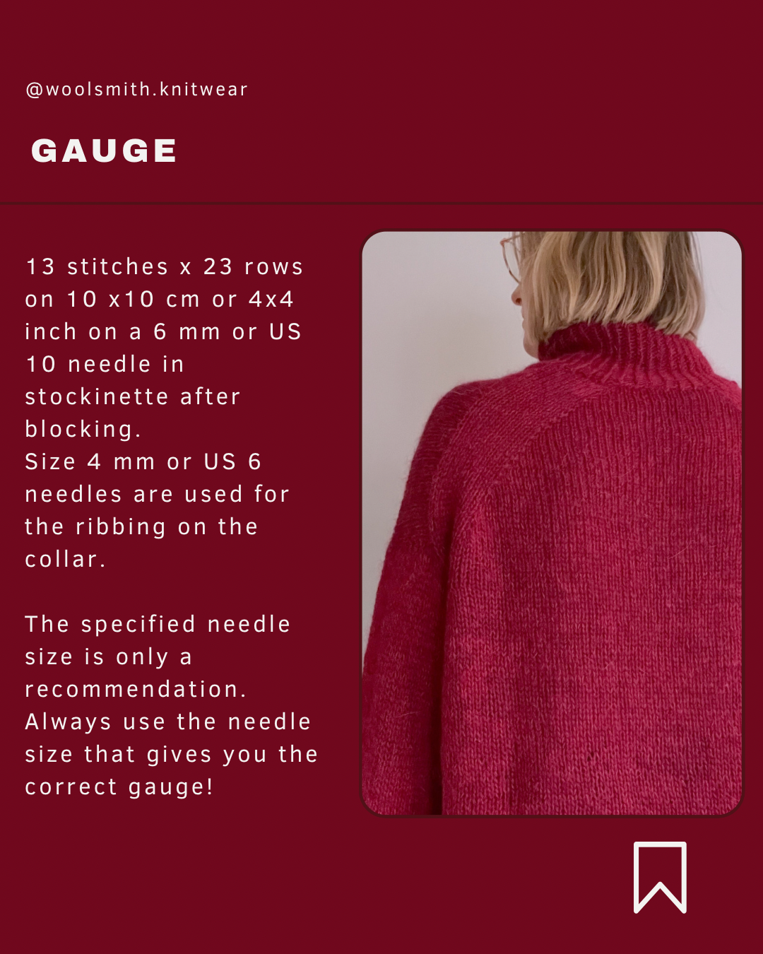 Pomegranate sweater