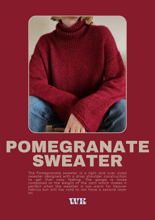 Pomegranate sweater