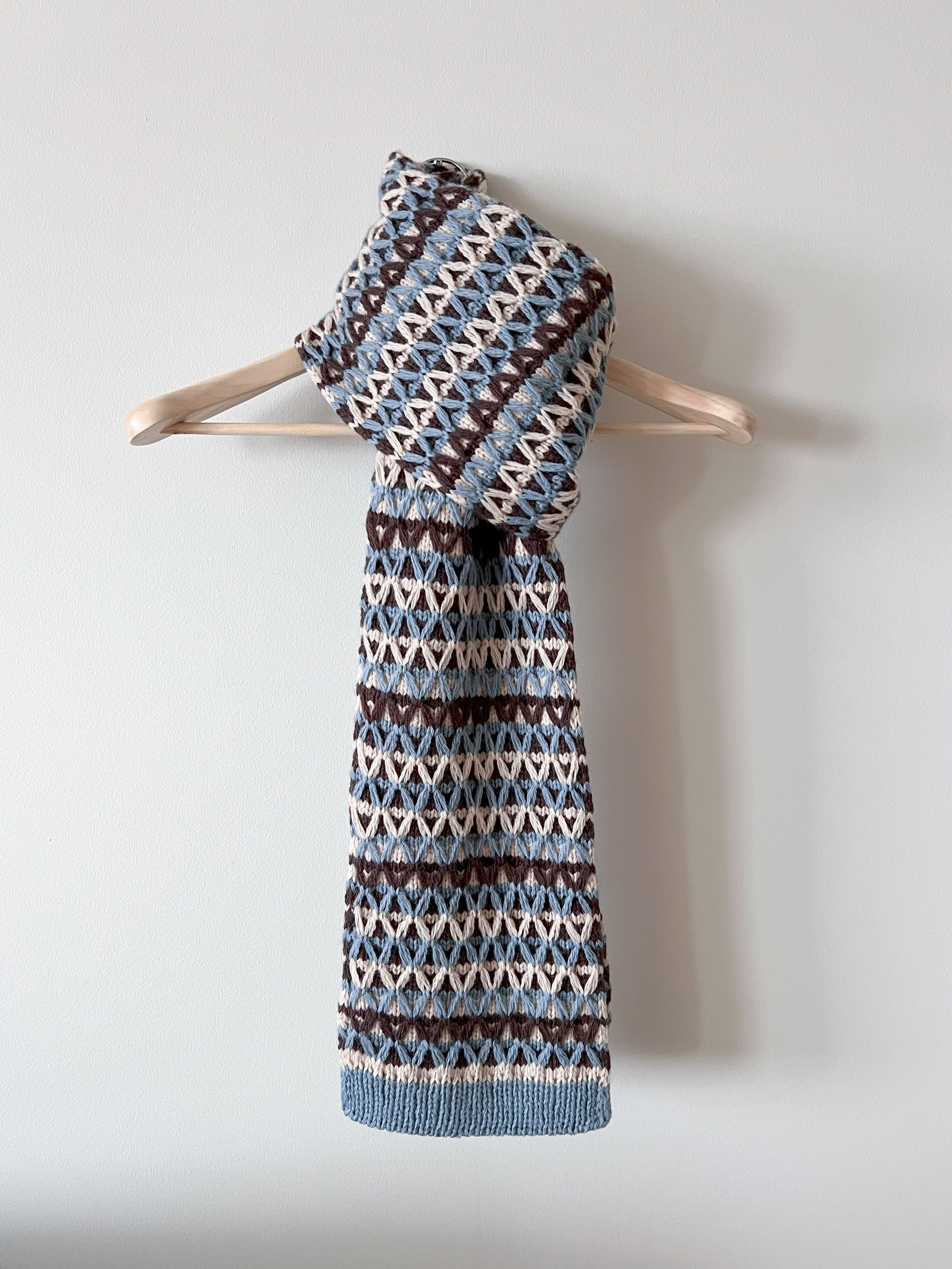 XOXO scarf – Woolsmith Knitwear