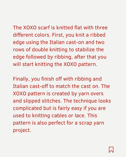 XOXO scarf