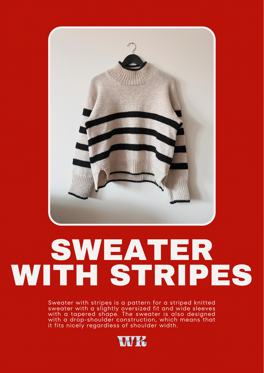 Sweater with stripes